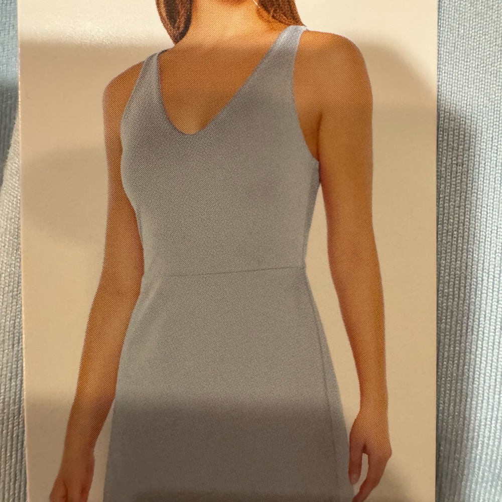 GAP Light Blue Mini Dress V-Neck